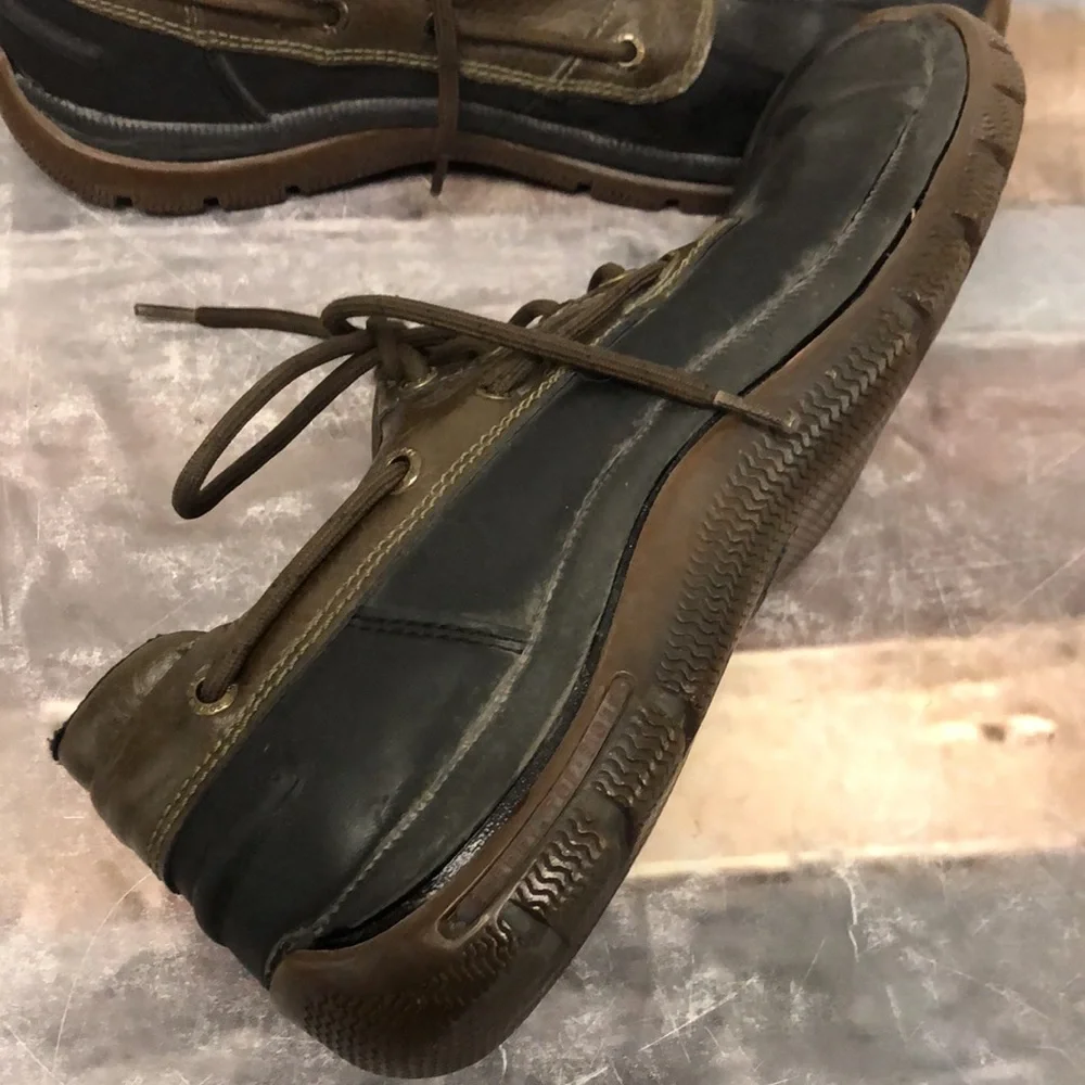 SPERRY top-sides duck boat shoes men’s‎ size 10.5W wide width